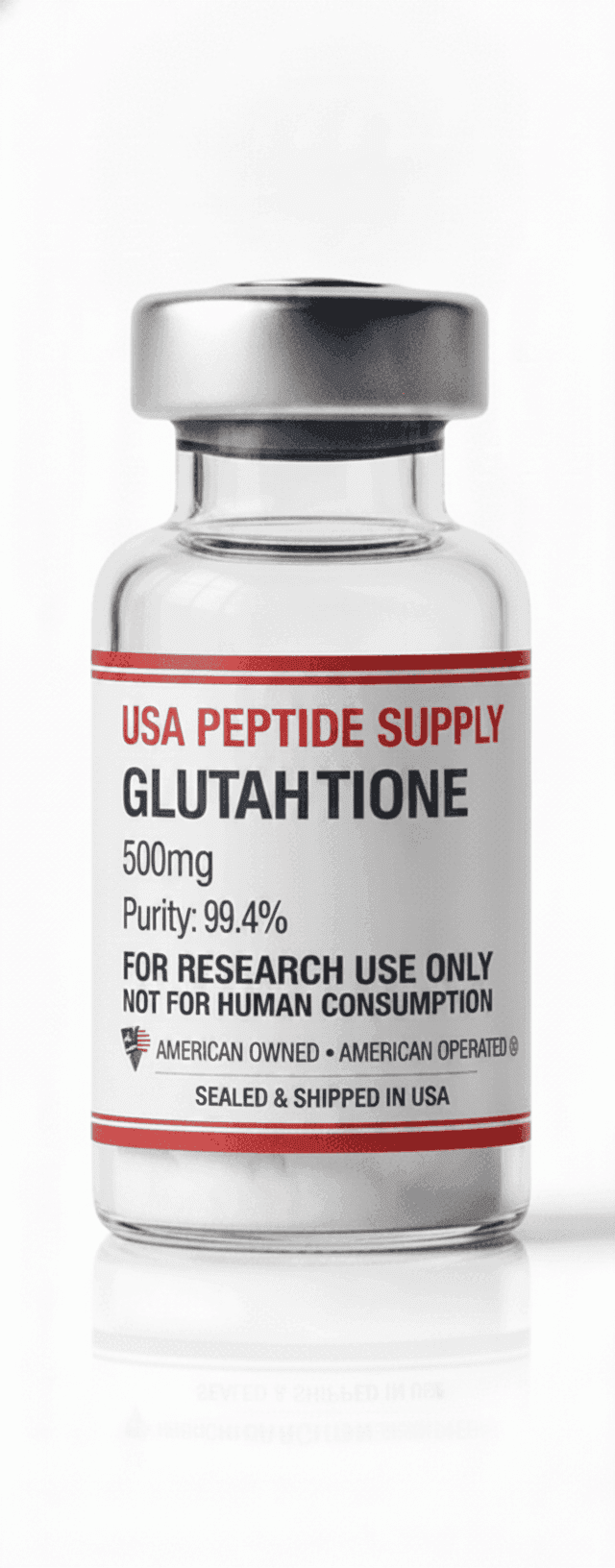 Glutathione research vial